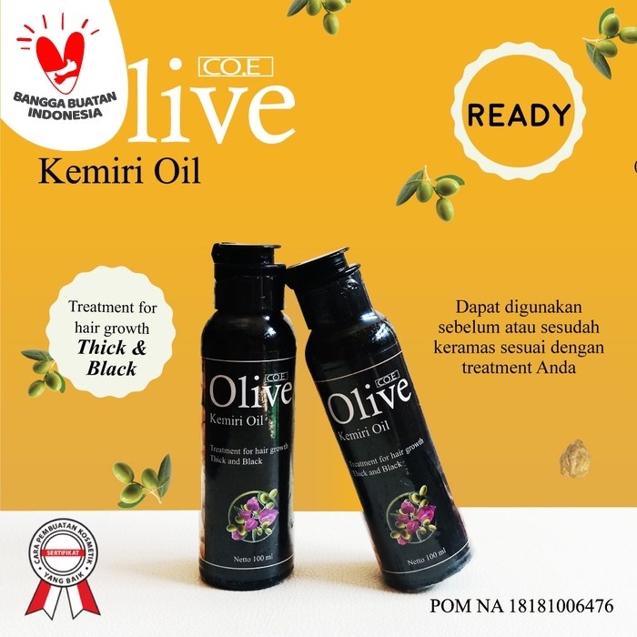 OLIVE KEMIRI OIL 100ML - SYB KEMIRI OIL - MINYAK KEMIRI OLIVE 100ML