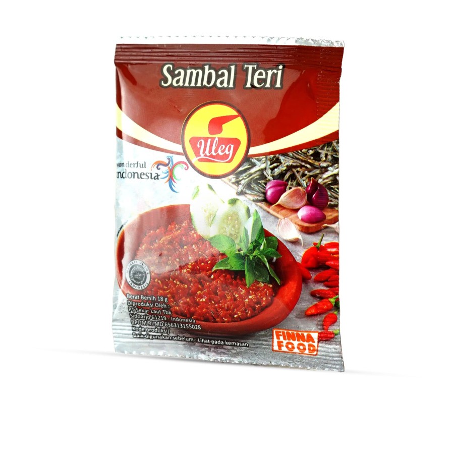 SAMBAL TERI ULEG FINNA 20GR ISI 10 SACHET HALAL