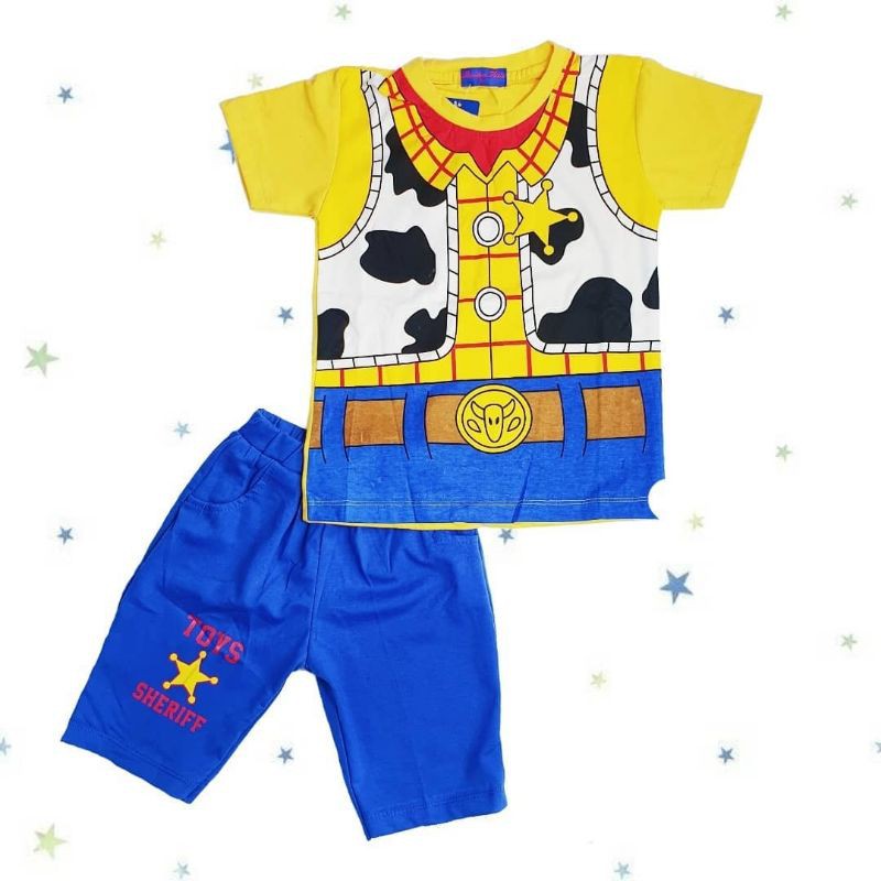 Setelan toy story / Baju Toy Story / Baju Anak Toy Story