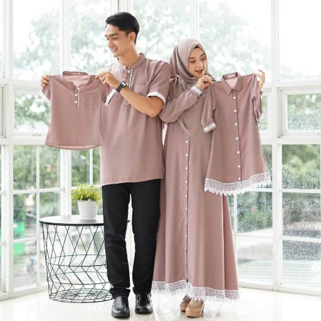 2021 lebaran untuk couple baju keluarga Baju Santai
