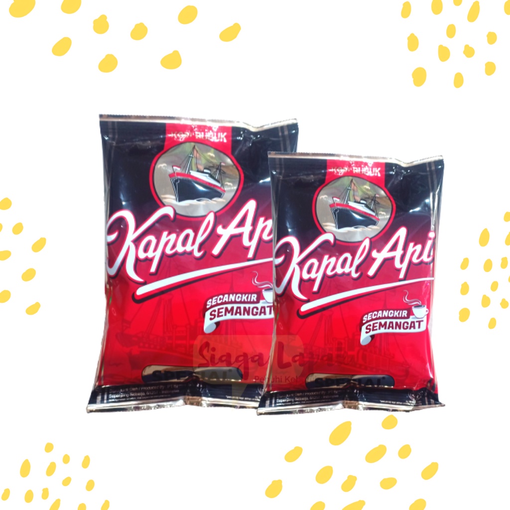 Kapal Api Special Merah 165 gr - Kopi Hitam Bubuk Asli