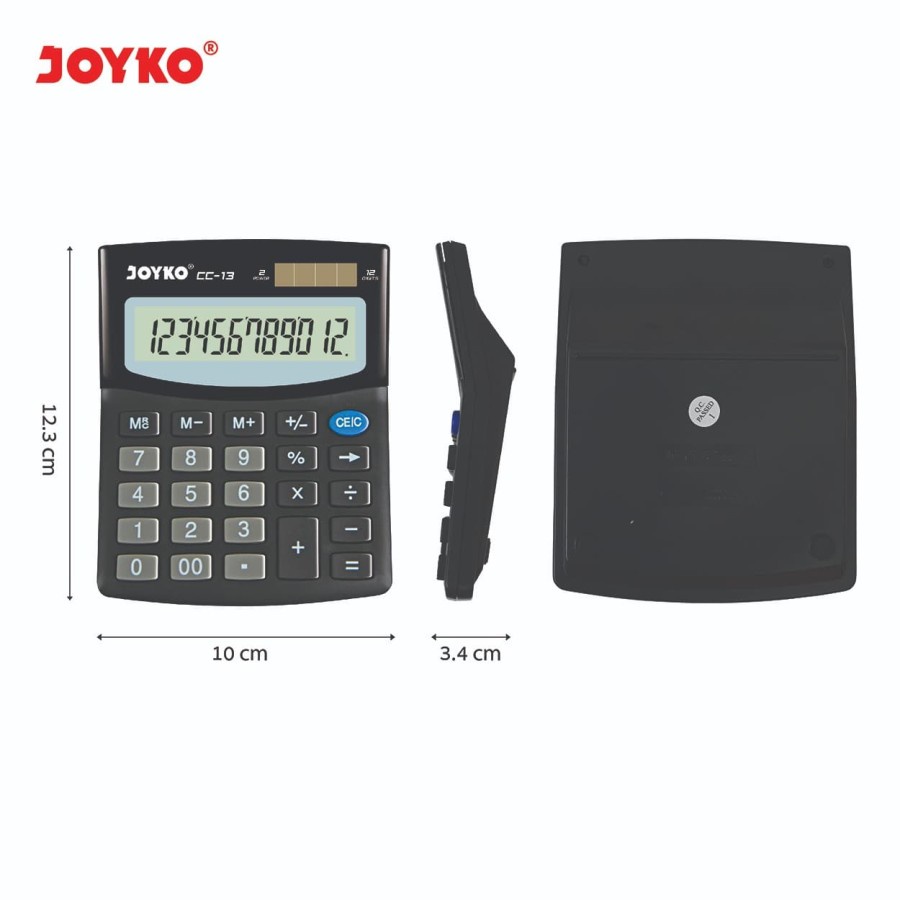 

Kalkulator Calculator Besar CC-13 12 Digits panjang 12 cm x 10 cm mesin hitung alat toko