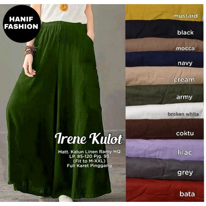 Irene Celana Kulot By Hanif