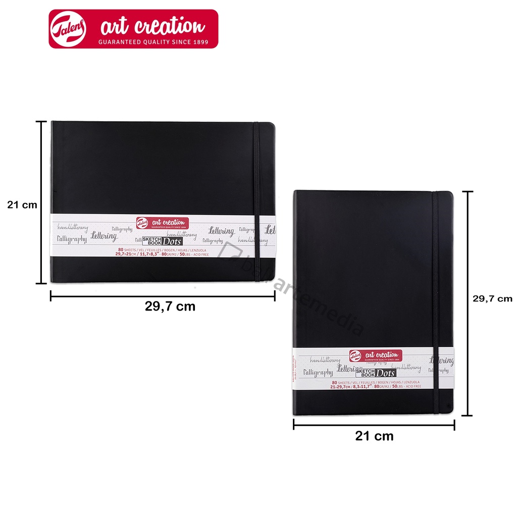 Talens Art Creation Dotted Sketchbook 80g 80 Sheets