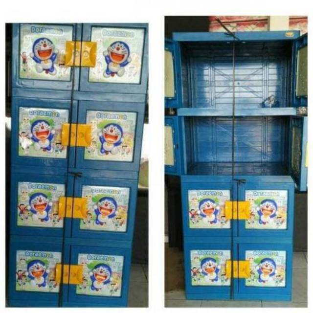 Lemari Plastik Doraemon 4S