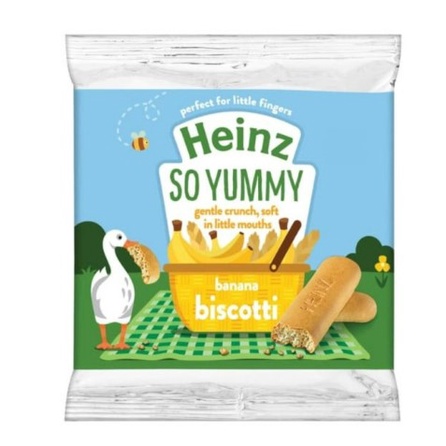 Heinz Biscotti 60g / snack mpasi baby