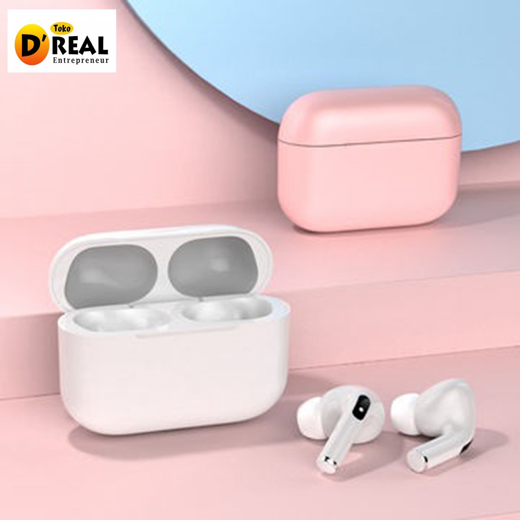 Headset Bluetooth Inpods 3 Simple Earphone Bluetooth Wireless 5.0 macaron