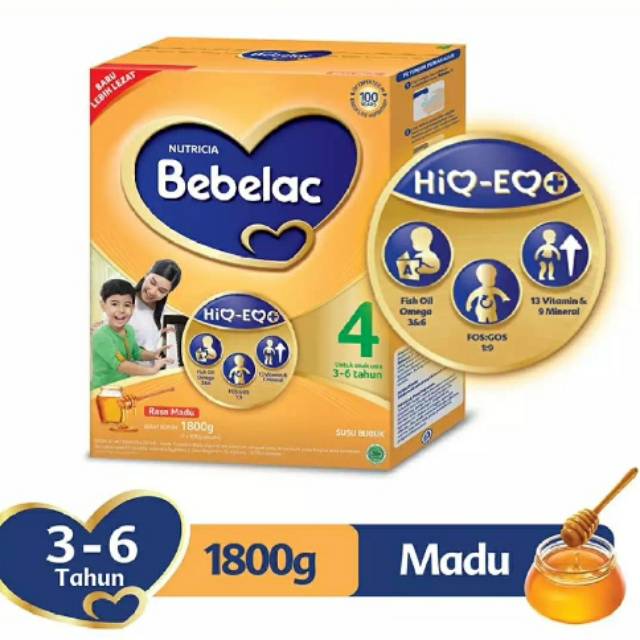 BEBELAC 4 susu madu box 1800gr
