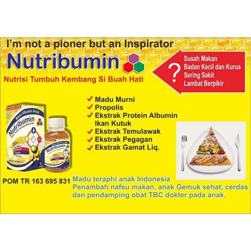 NUTRIBUMIN - Madu Anak Albumin - Kecerdasan nafsu makan