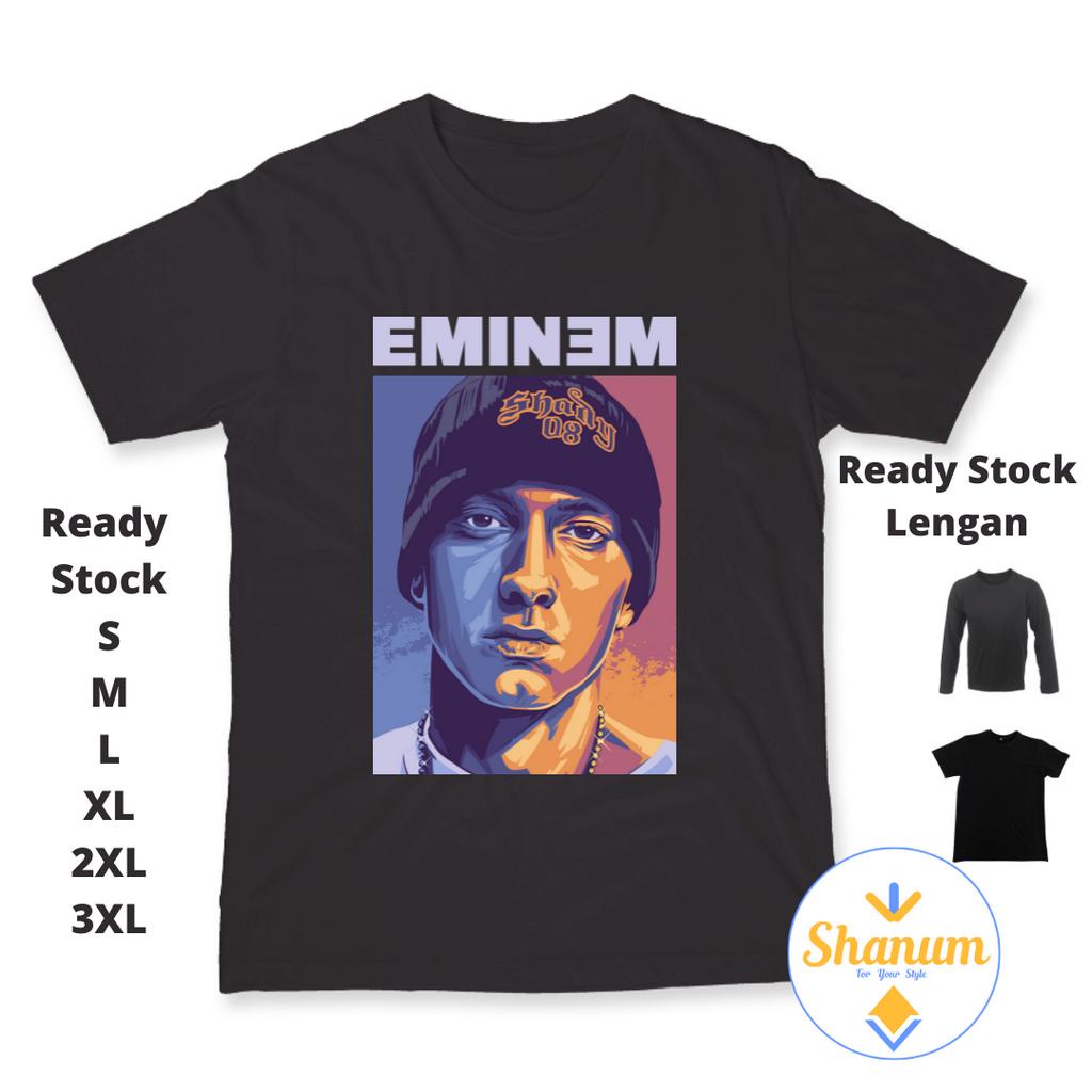 Tshirt Rapper Eminem Kaos Hip HOp Baju Pria Lengan Pendek