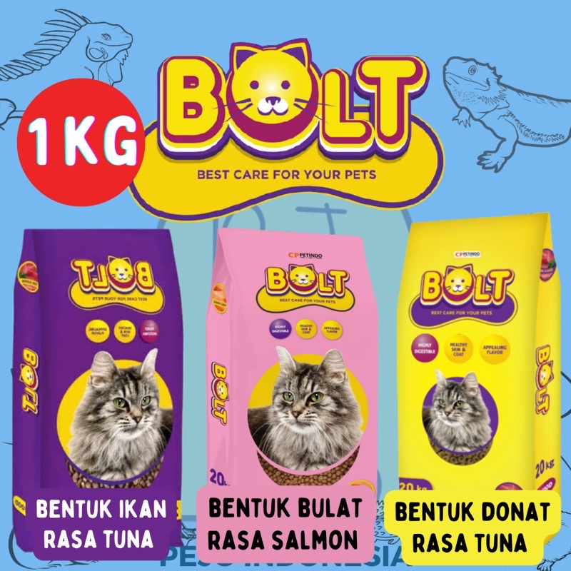 Bolt Adult Makanan Kucing Bolt kemasan 1kg