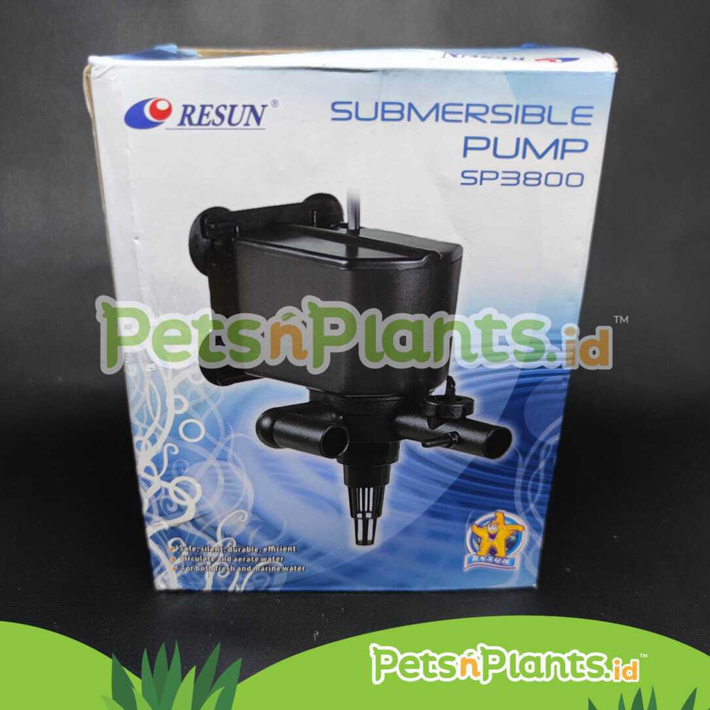 Resun SP 3800 Power Head Pompa Air Celup Akuarium Hidroponik 25 Watt 2000 Liter