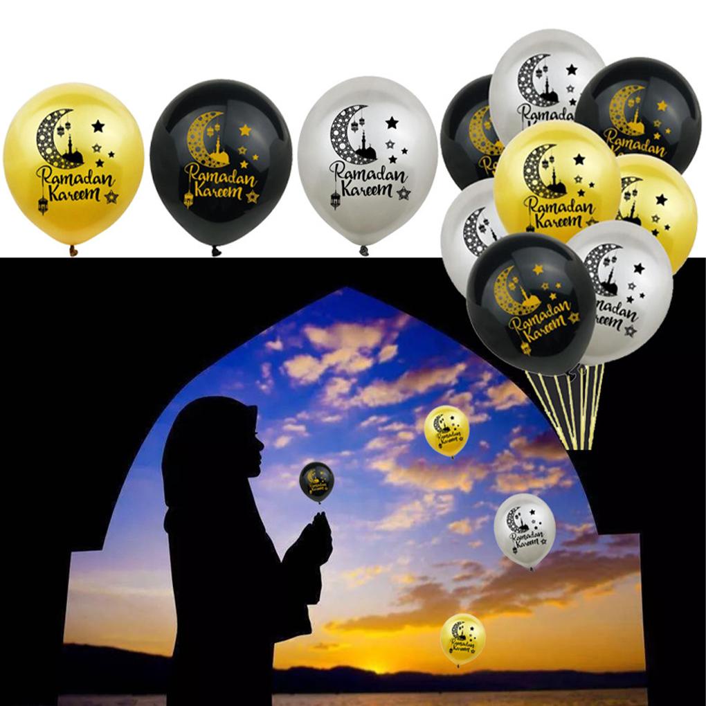 10 Pcs Balon 12 Inci Dekorasi Pesta Balon Lateks Festival Ornamen Properti Fotografi