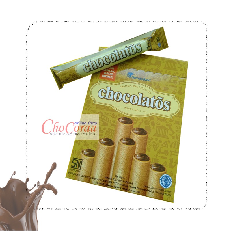 

CHOCOLATOS WAFER ROLL by Garudafood