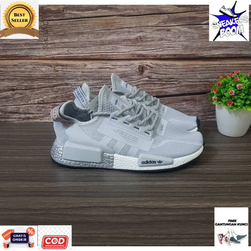 Sepatu Adidas Nmd R1 V2 Grey