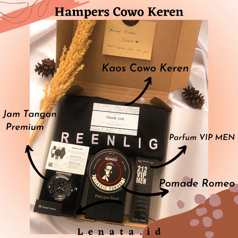 

HAMPERS COWOK ULANG TAHUN SERBA HITAM |GIFT BOX KADO SUAMI