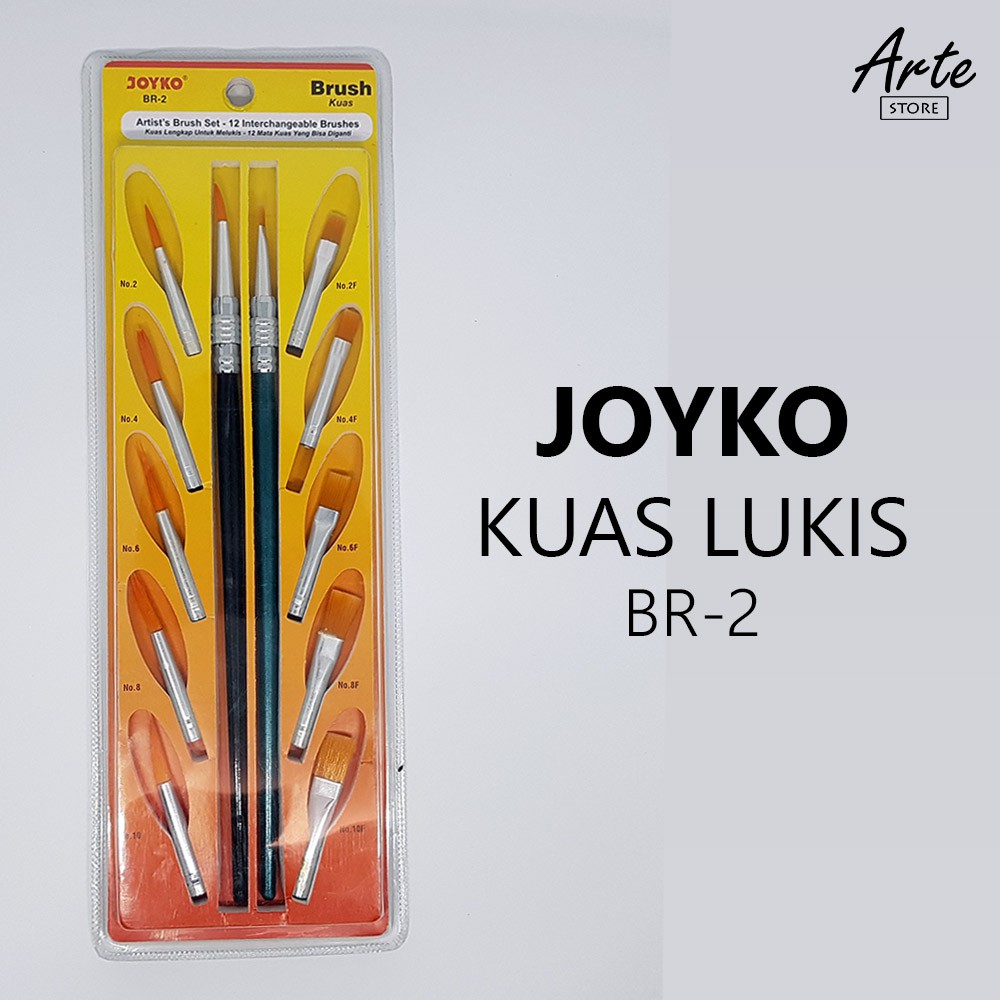 Kuas Lukis - Joyko Brush Set BR-2