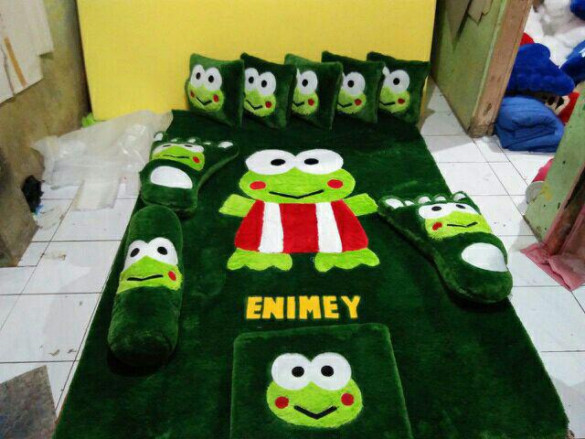 Karpet Motif Keropi Full Set