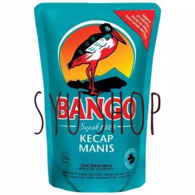 

Kecap manis bango refill pouch 550 575 ml