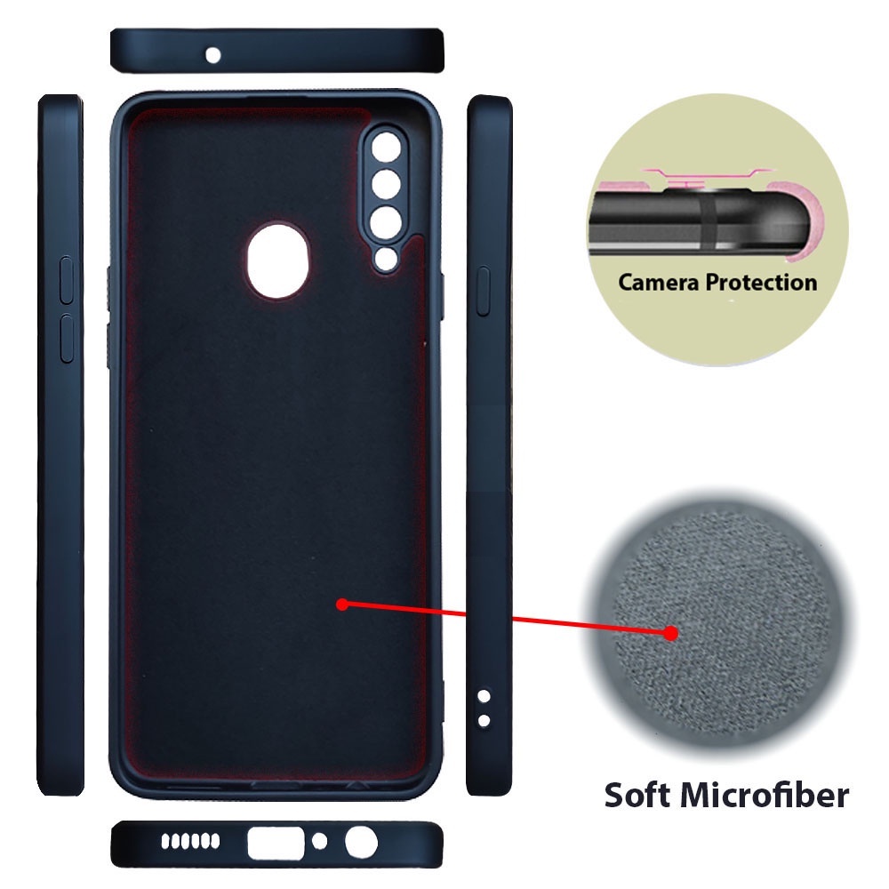 Casing Redmi 10A Case Candy Frosted Liquid Microfiber Suede With Brand Logo Silicon Camera 3D Protection Camera