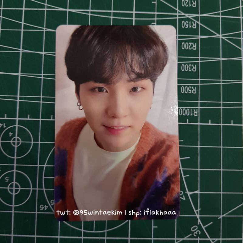 BTS BE ESSENTIAL ALBUM PO BENEFIT WEVERSE photocard pc suga yoongi POB be essential