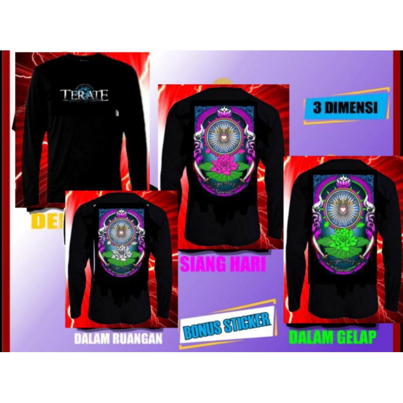 Baju 3Dimensi lengan panjang