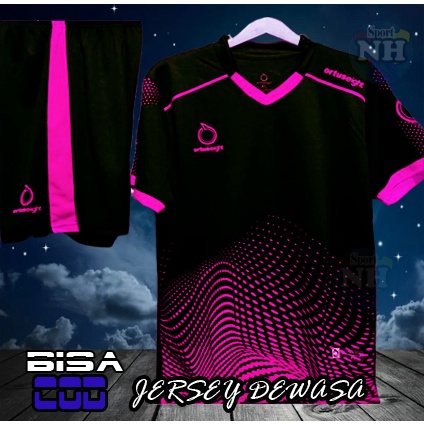 Jersey Futsal Bola Stelan Dewasa Olahraga Badminton