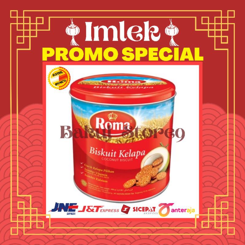 Biskuit Roma Kelapa Kaleng 450gr