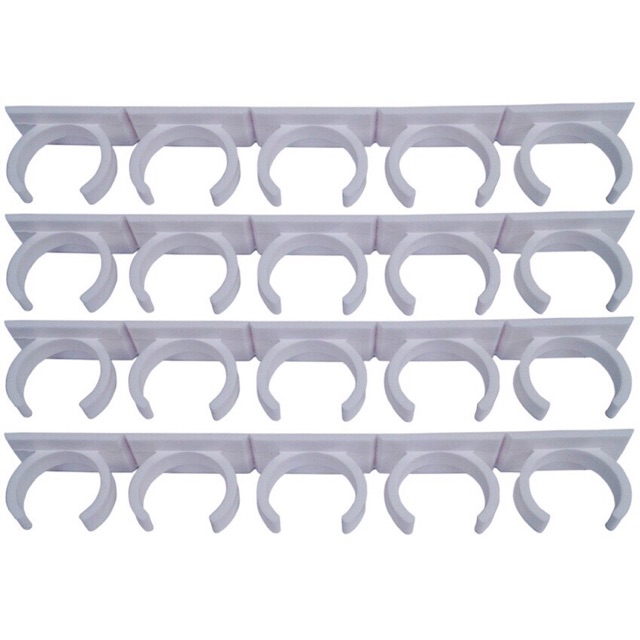 Rak bumbu gantung isi 20 botol Clip n store bottle organizer putih