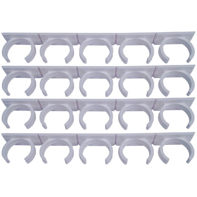 Rak bumbu gantung isi 20 botol Clip n store bottle organizer putih