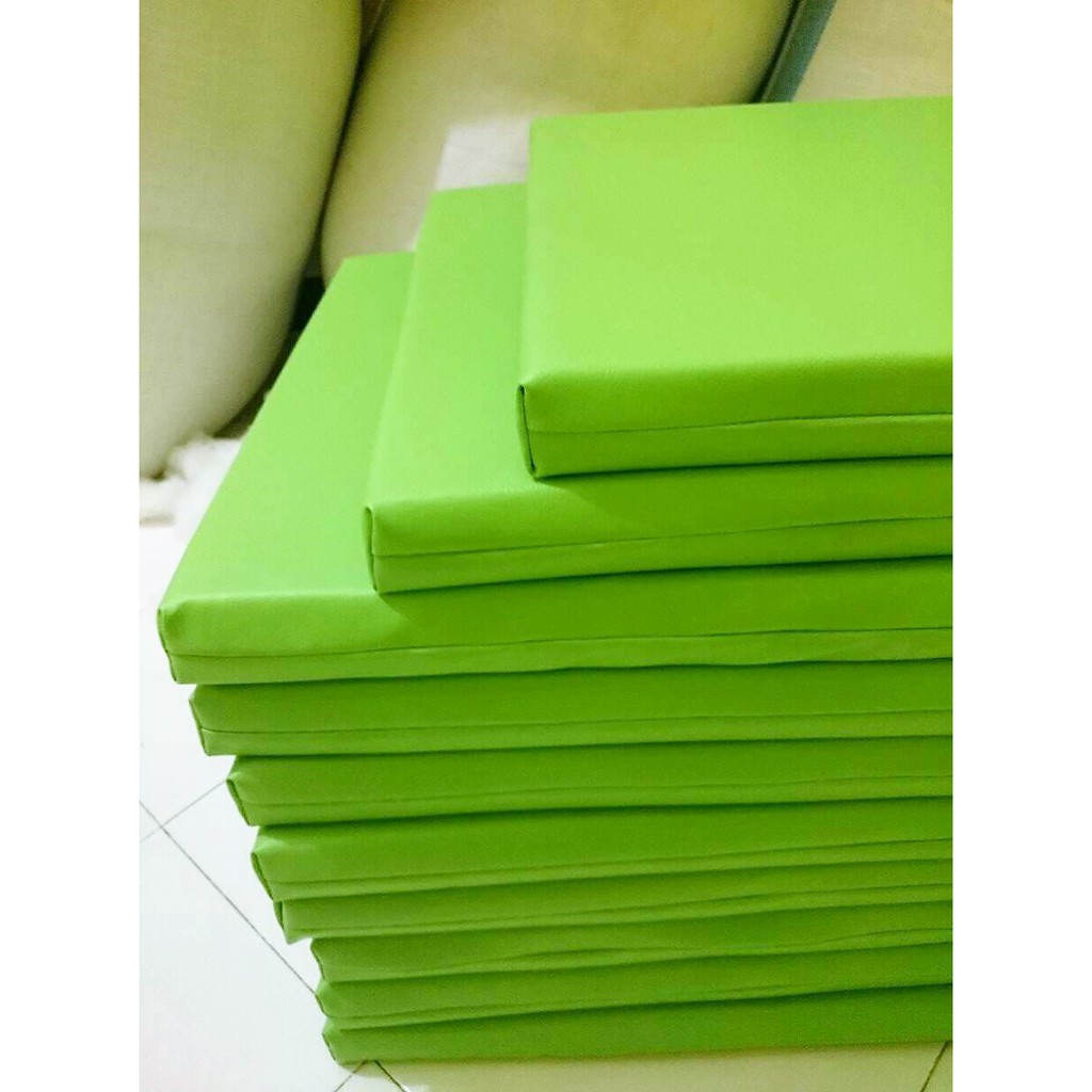 Alas duduk bantal lesehan - Alas duduk kursi kayu - 50x50x5 cm busa rebounded