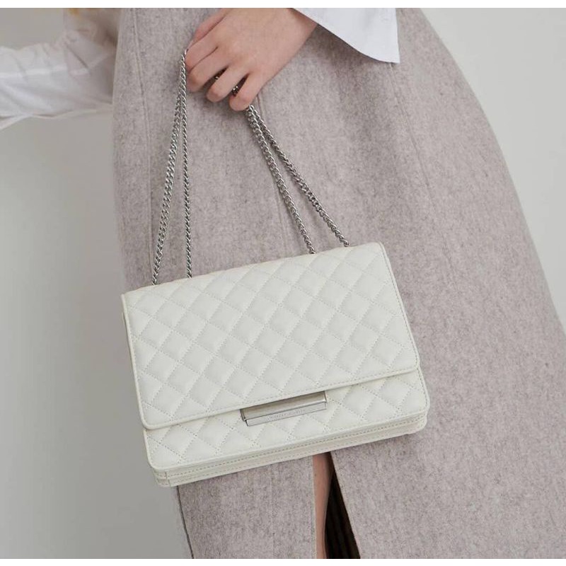 CK QUILTED SHOULDER BAG