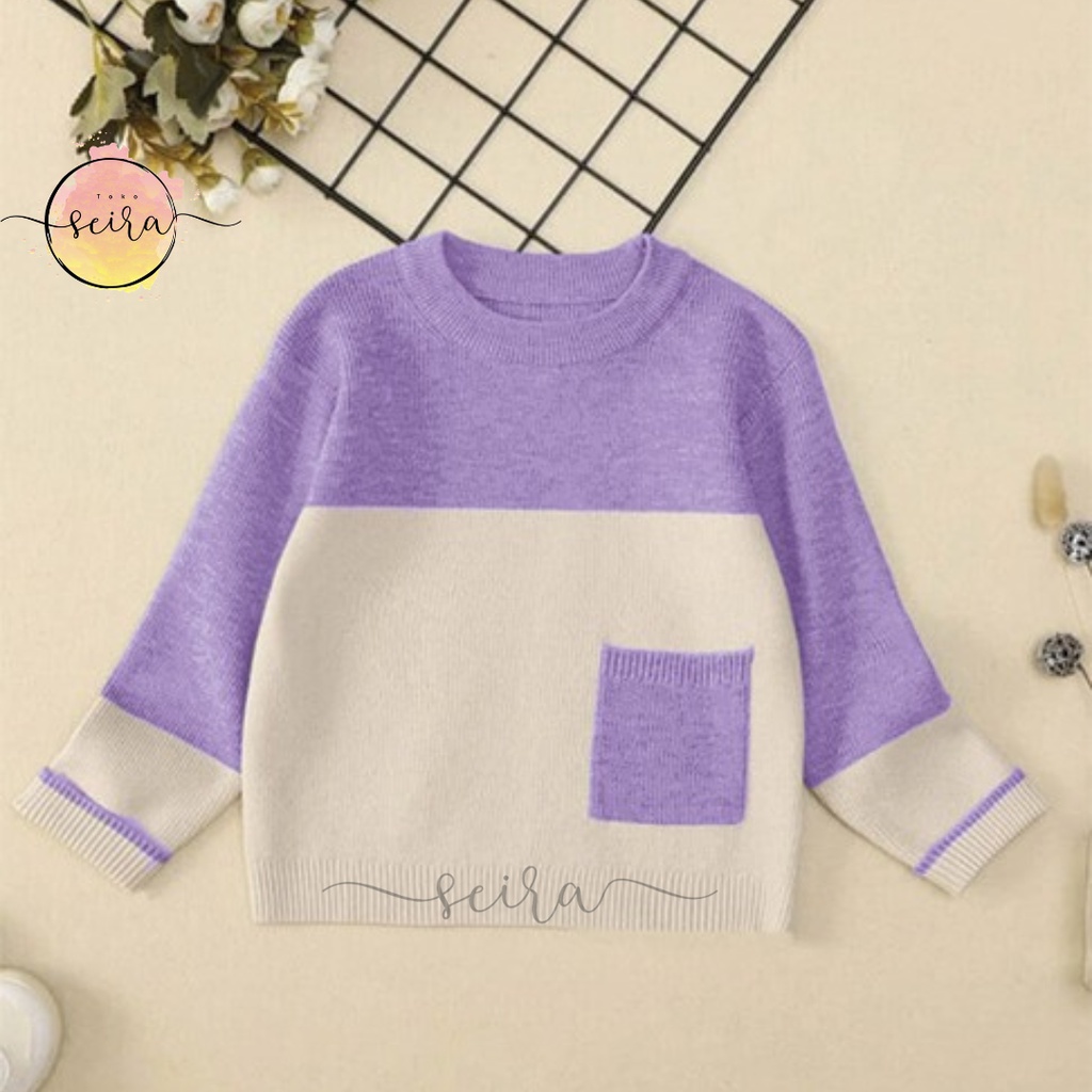 Cardigan Anak Miky Premium / Cardigan Anak Miky Tebal / Rajut Anak Tebal / Baju Anak Lucu