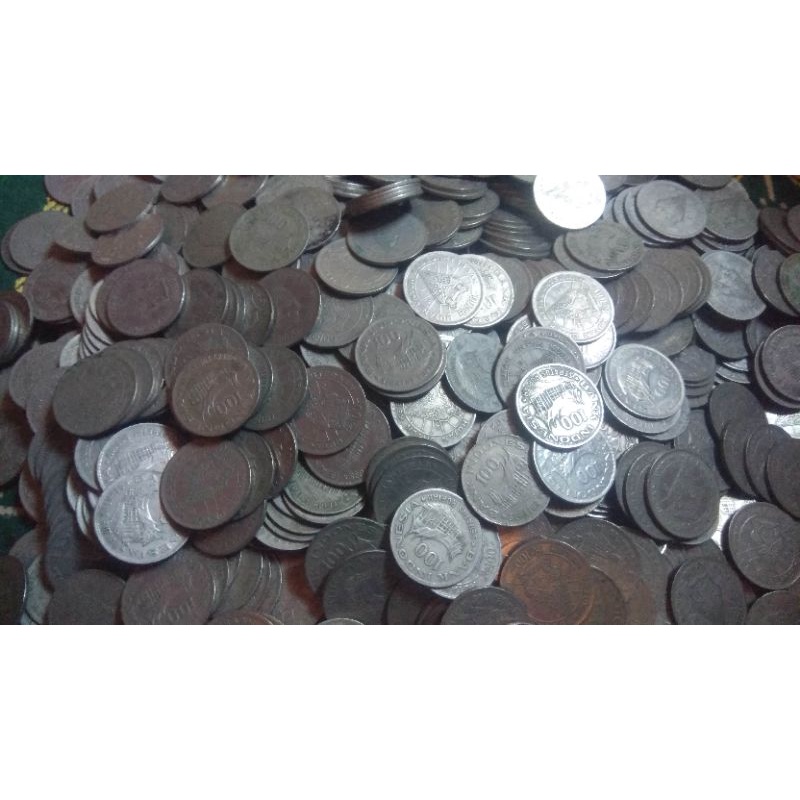 Koin 100 rupiah tipis Tahun 1978