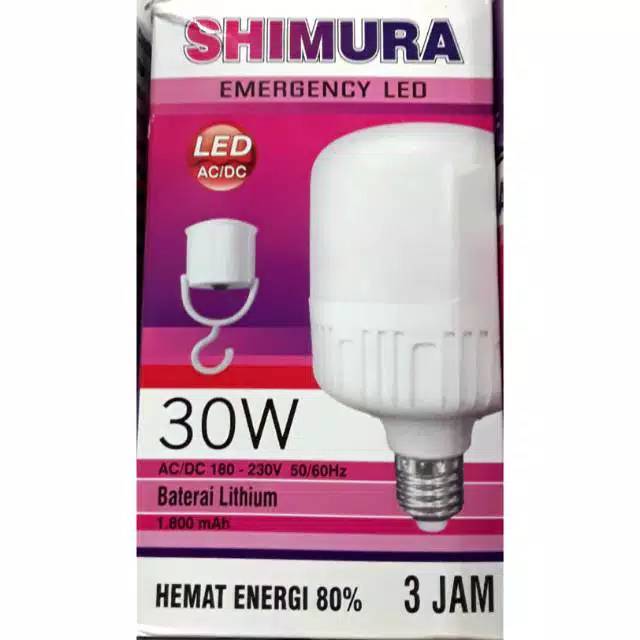 LAMPU LED EMERGENCY [ MATI LAMPU NYALA ] SHIMURA 30 WATT