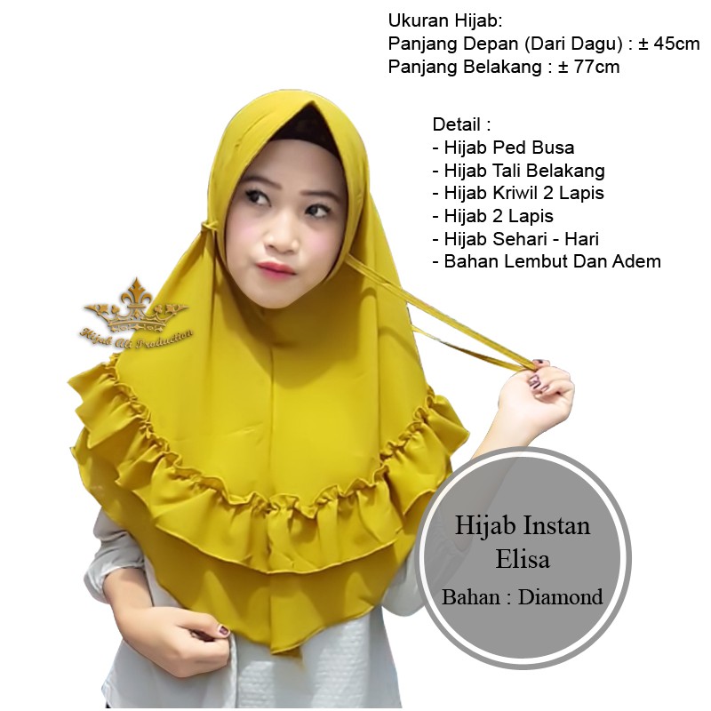 Jual Bergo Jilbab Kerudung Instan Rempel Tali Kombinasi 2