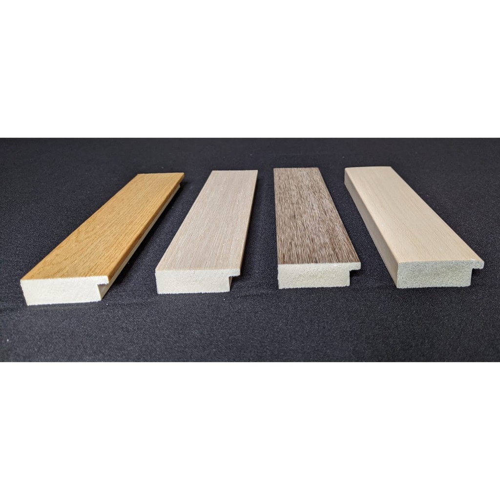 BATANGAN PIGURA SERAT KAYU LEBAR  4CM PANJANG 3 METER