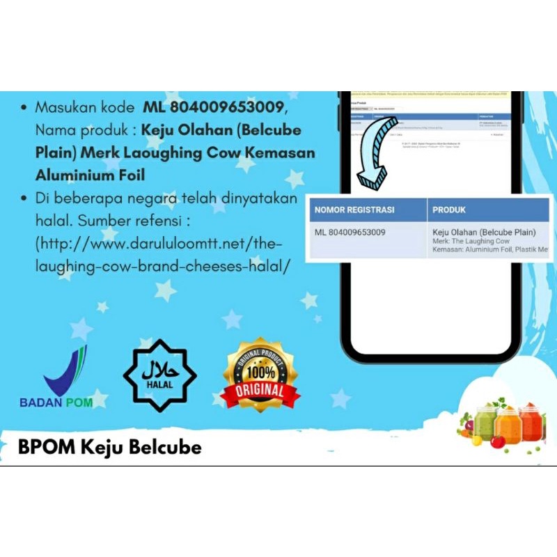 Belcube Plain Baby Cheese Spread Exp Date Mei 2024