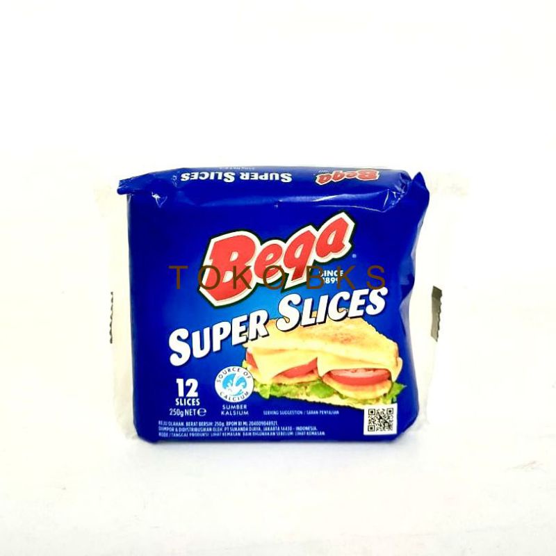 

BEGA CHEESE SUPER SLICED 250GR