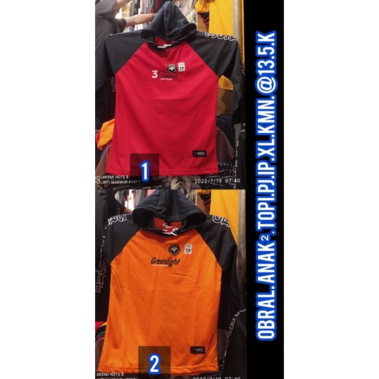 OBRAL KAOS TOPI ANAK / KAOS kupluk KIDS MURAH