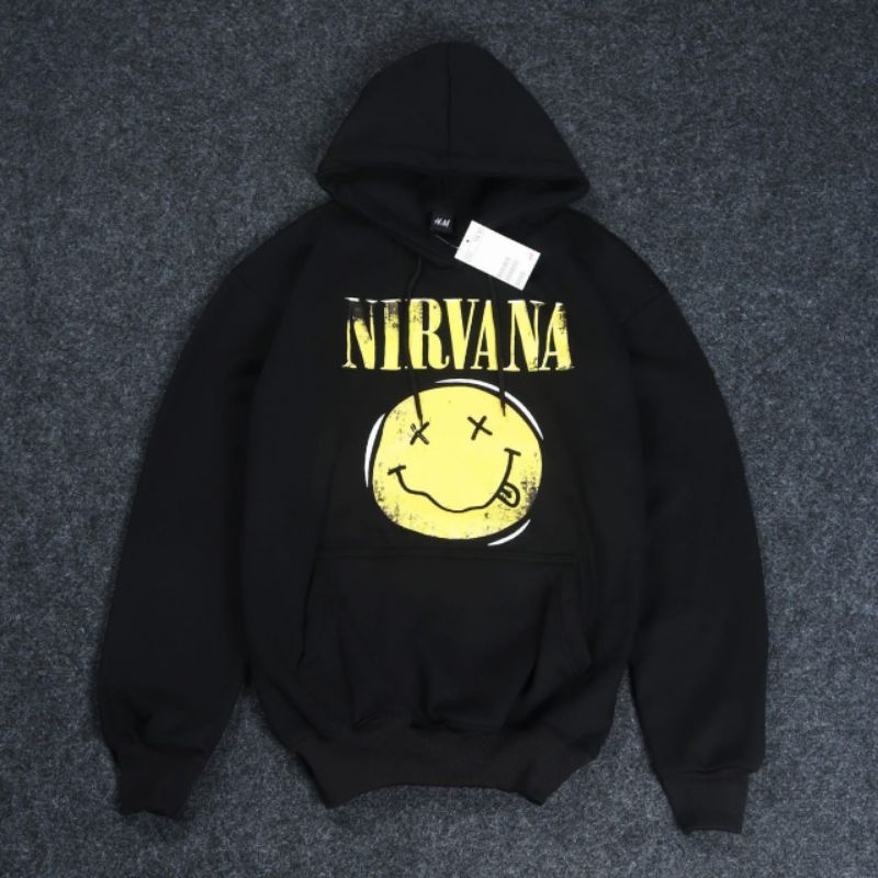 Hoodie H&M X NIRVANA Original Jaket Sweater H&M Original