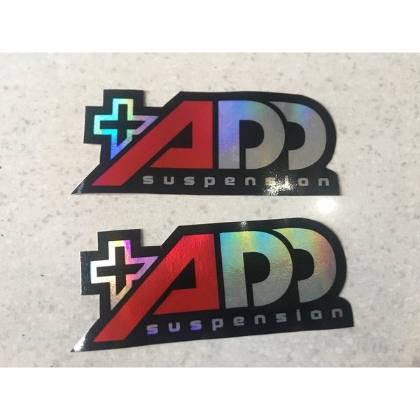 

Sticker add suspension hologram