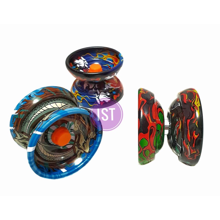 MwN Toys Mainan YOYO Metal Motif Naga