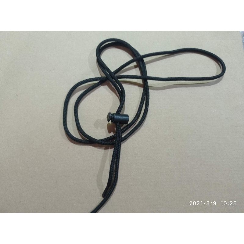 Tali sepatu bulat pdl 150cm dan stoper /3ps