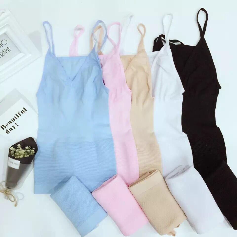 RV® Tank Top Korset Camisol  Wanita Lembut Pakaian Dalam Wanita Slim Cloth 1022-8