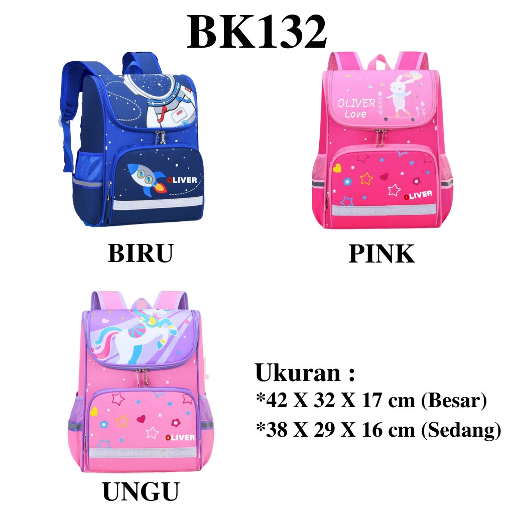 GOKIDO - BK132 TAS SEKOLAH TAS RANSEL ANAK PEREMPUAN TAS SEKOLAH ANAK PEREMPUAN TAS SEKOLAH WANITA TAS SEKOLAH