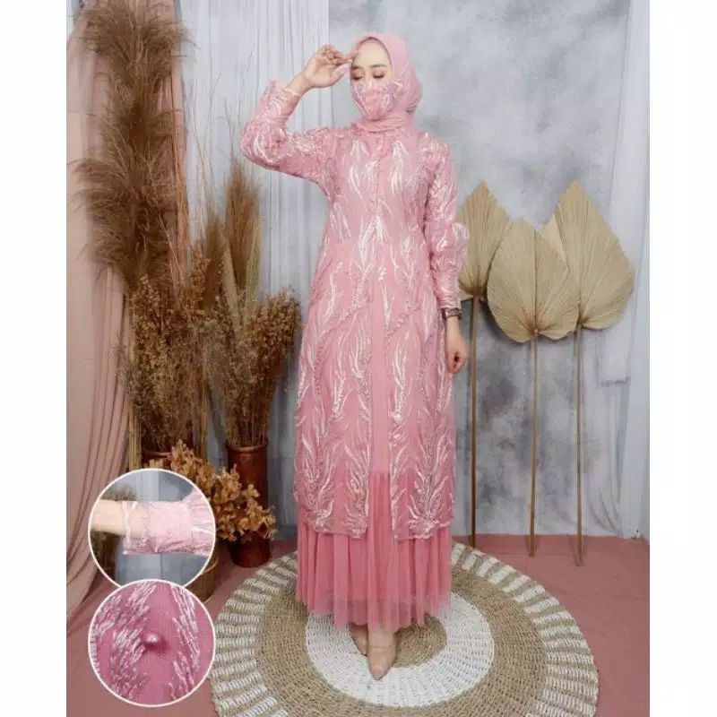 BESST SELLER GAMIS MODERN/GAMIS TULLE BORDIR/GAMIS BY ALETA