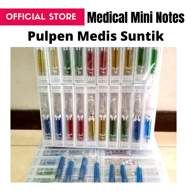

Ready Stok | Pulpen Medis Unik Berbentuk Suntik (Dibungkus Mika)| Pulpen IGD | Pulpen Dokter