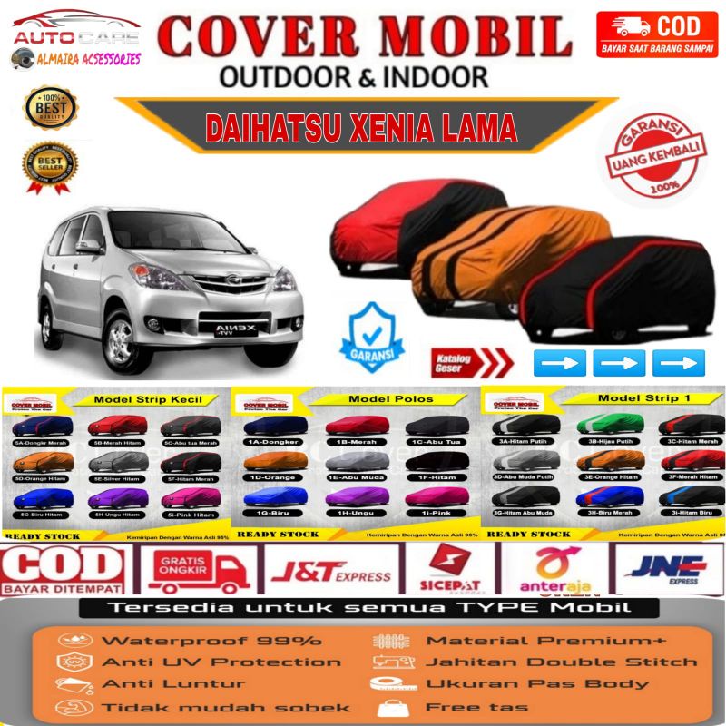 Sarung Mobil Xenia Lama Cover Body Mobil Xenia 2010 2012 Mantel Mobil Xenia Outdoor Indoor