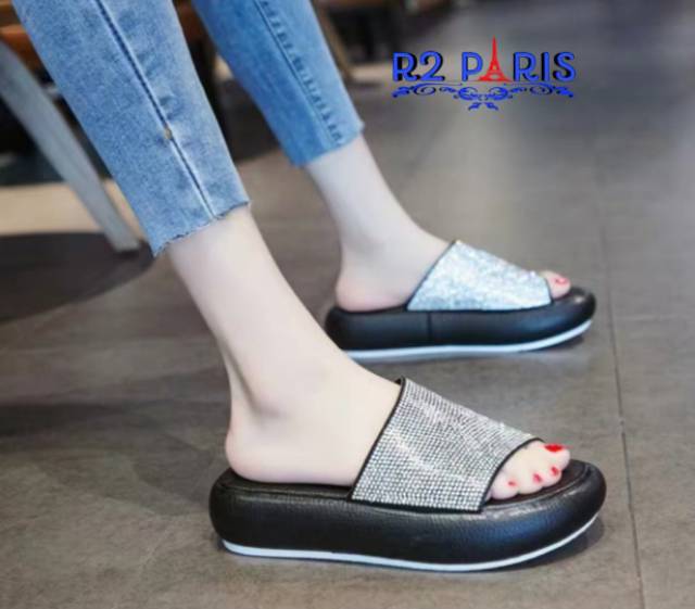 ZPT-Sandal wedges wanita OF-16